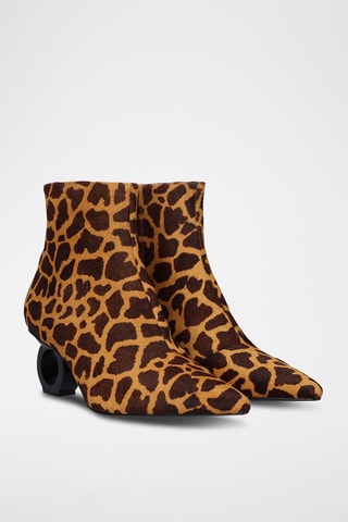 Botines de piel - Marrón