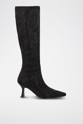 Botas de piel - Negro