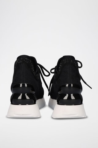 Zapatillas con plataforma - Negro