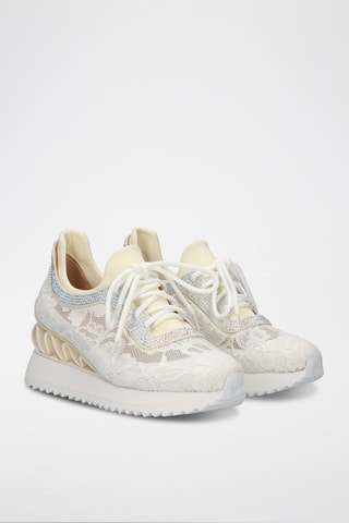 Zapatillas de cuña - Blanco