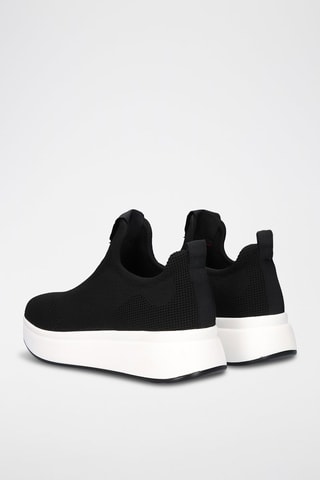 Slip-on con plataforma - Negro