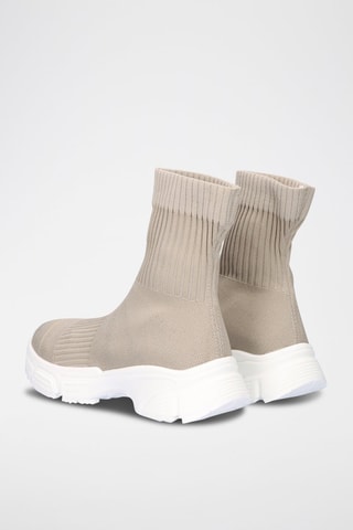 Zapatillas estilo calcetín - Gris