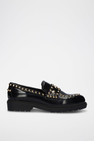Mocasines Salina - Dorado y negro