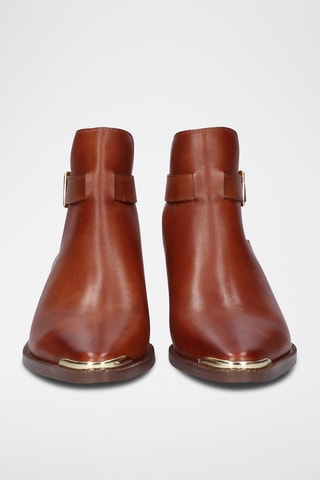 Botines de piel Milan - Marrón