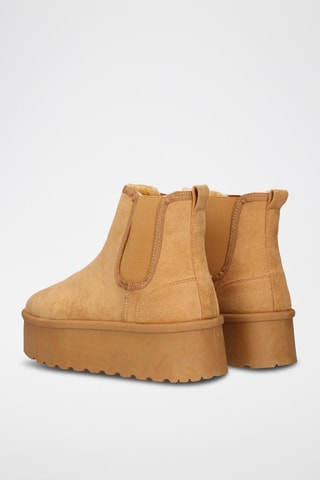 Botines forrados - Marrón