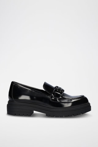 Mocasines con brillo - Negro