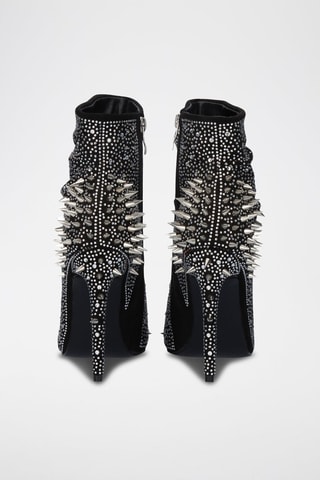 Botines - Plateado y negro