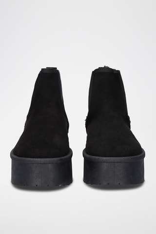 Botines forrados - Negro