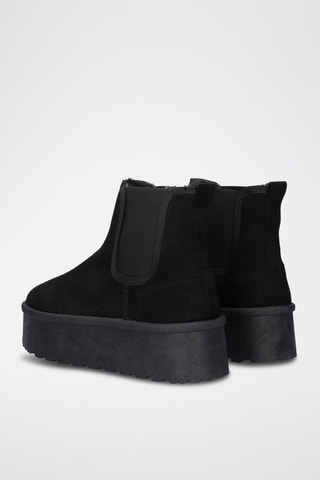 Botines forrados - Negro
