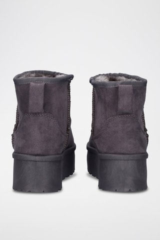 Botines forrados - Gris