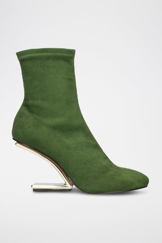 Botines - Verde y dorado