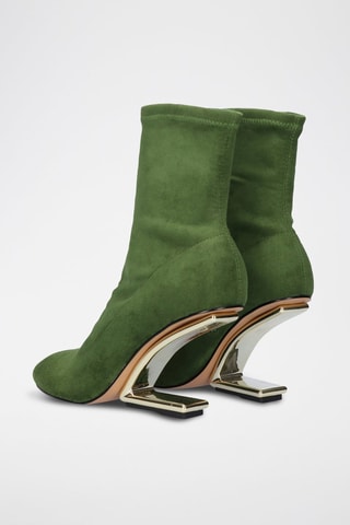 Botines - Verde y dorado