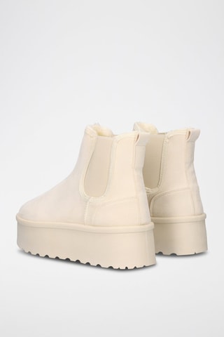 Botines forrados - Beige