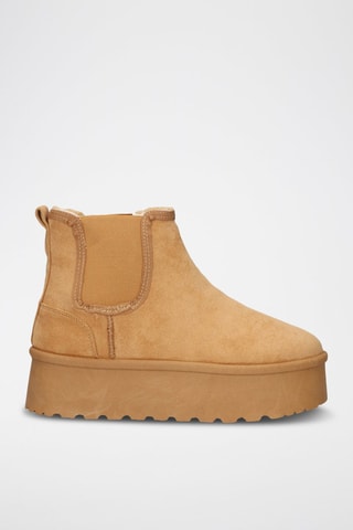 Botines forrados - Marrón
