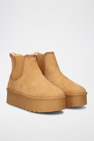 Botines forrados - Marrón