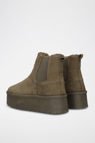 Botines forrados - Marrón