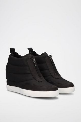 Zapatillas de cuña - Negro