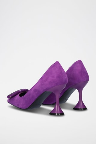 Zapatos de piel de tacón - Violeta