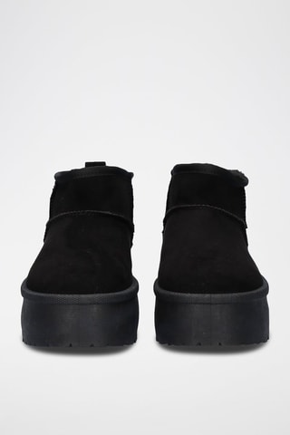 Botines forrados - Negro