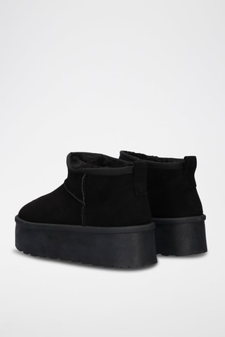 Botines forrados - Negro