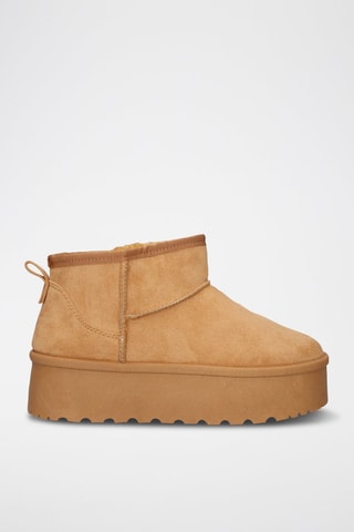 Botines forrados - Marrón