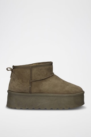 Botines forrados - Marrón