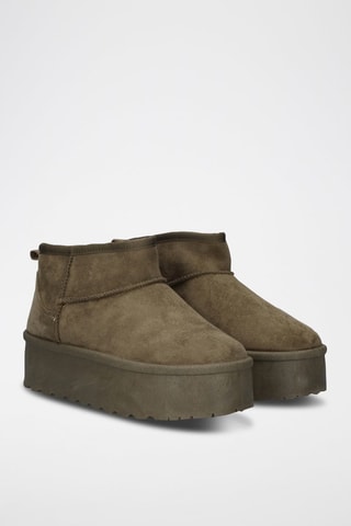 Botines forrados - Marrón