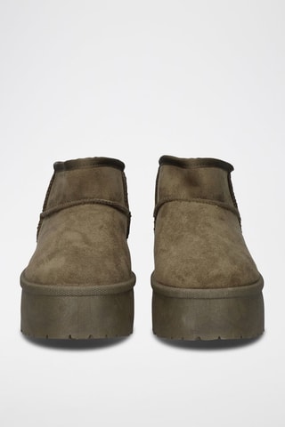 Botines forrados - Marrón
