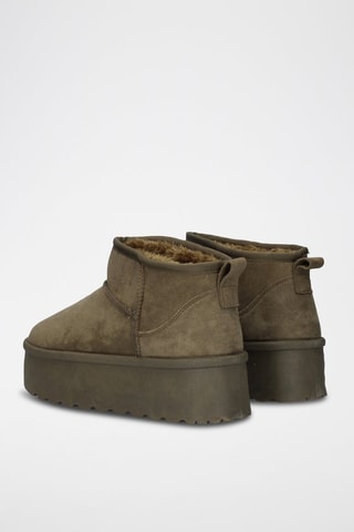 Botines forrados - Marrón