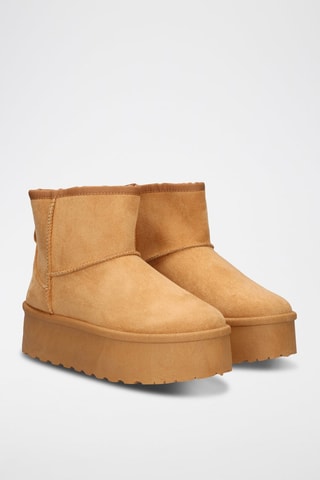 Botines forrados - Marrón