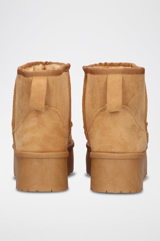 Botines forrados - Marrón