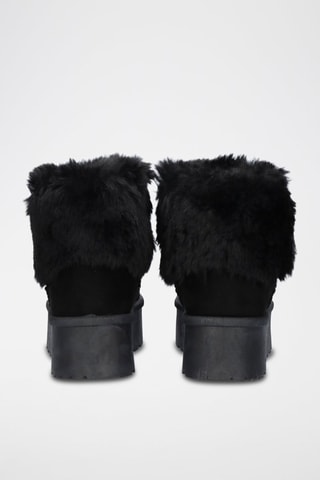 Botines forrados - Negro