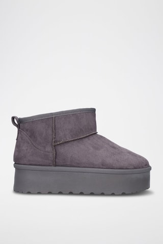 Botines forrados - Gris