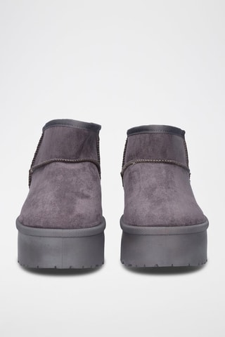 Botines forrados - Gris