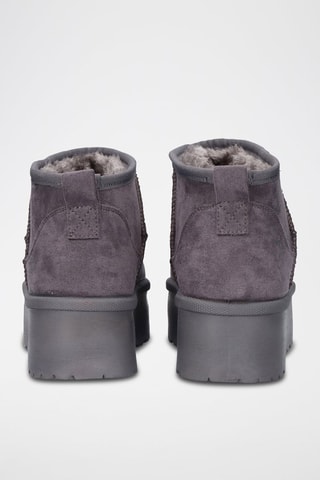 Botines forrados - Gris