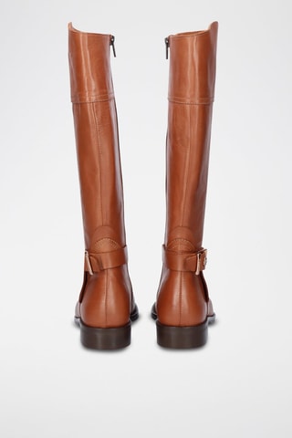 Botas de piel - Marrón