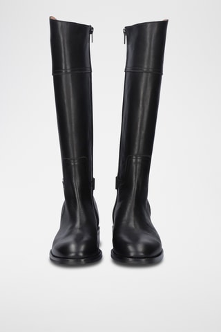 Botas de piel - Negro