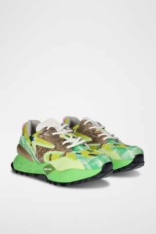 Zapatillas con plataforma - Verde