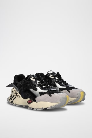 Zapatillas de piel - Gris