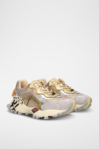 Zapatillas de piel - Gris