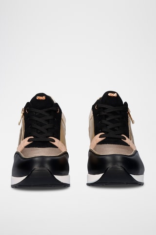 Zapatillas de cuña - Negro