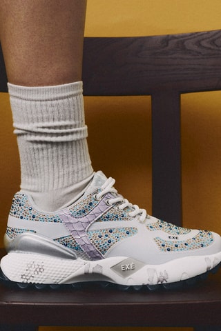 Zapatillas con plataforma - Blanco
