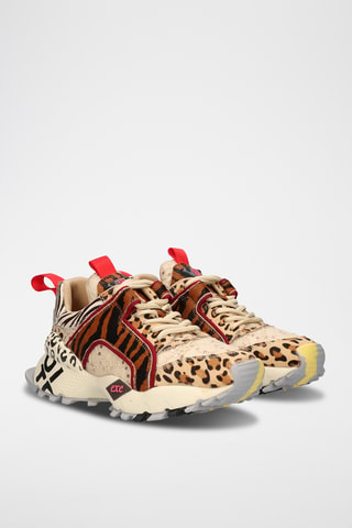 Zapatillas de piel - Marrón