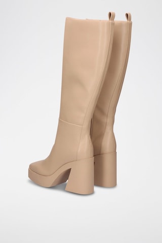 Botas con plataforma - Nude