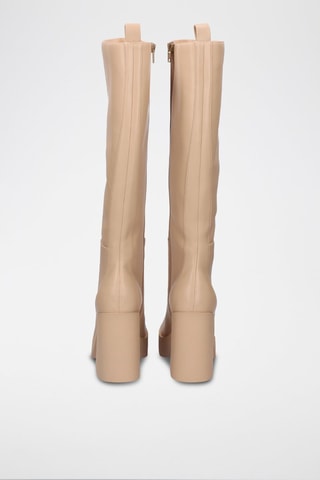Botas con plataforma - Nude