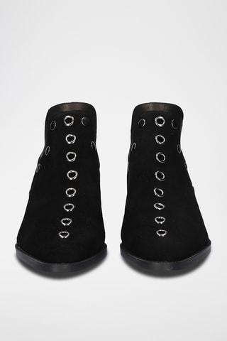 Botines de nobuk - Negro