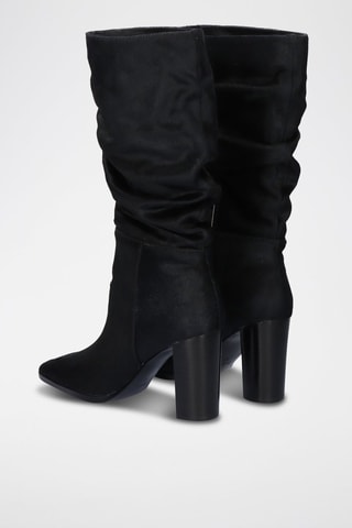 Botas de piel - Negro