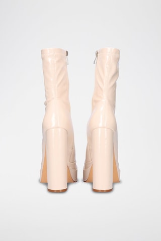 Botines con plataforma - Beige