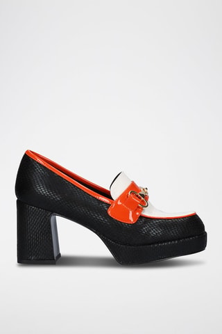 Mocasines de tacón - Negro
