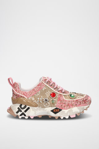 Zapatillas de piel - Gris